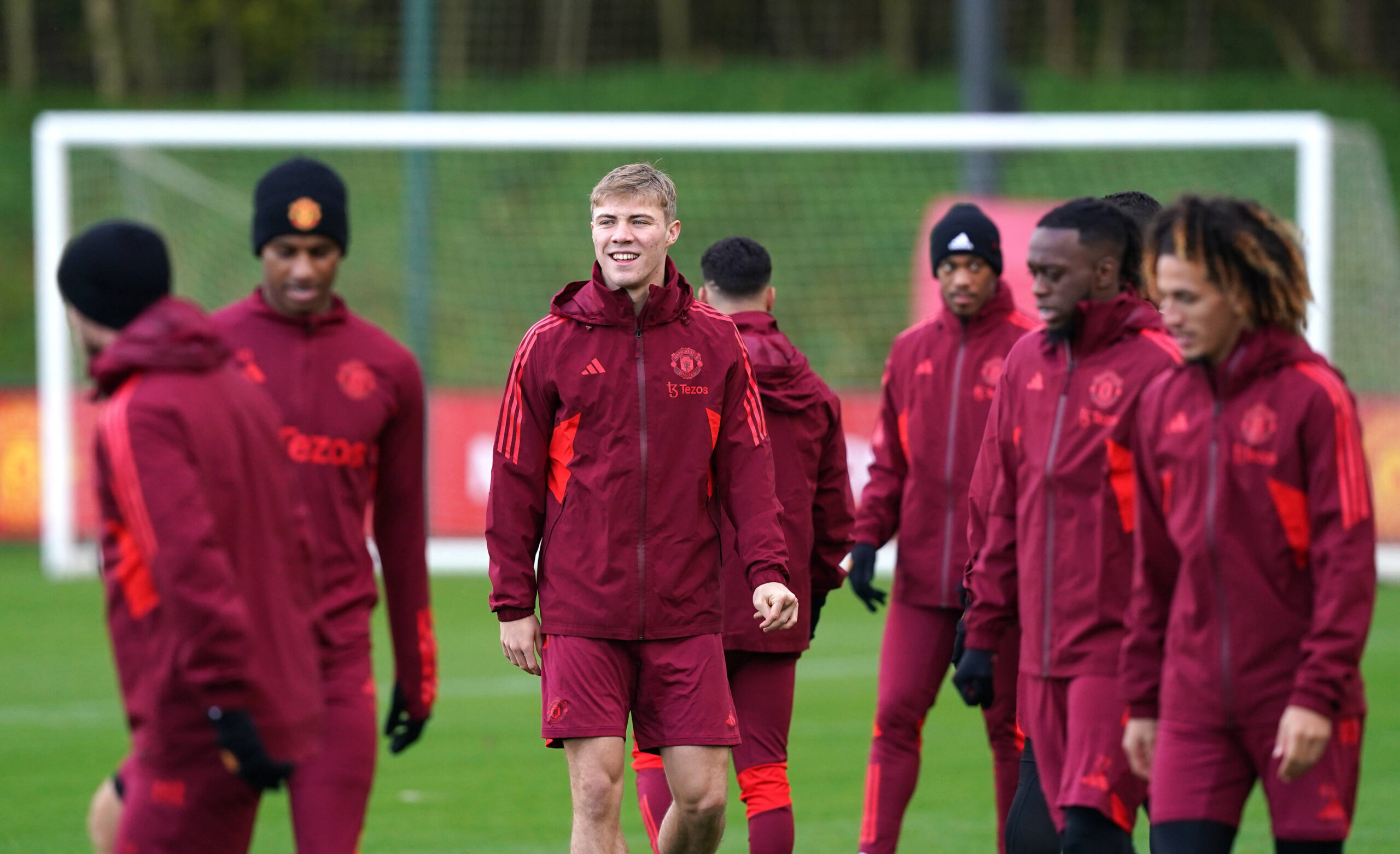 Manchester United training ahead of FC Copenhagen tie- Predicted Lineup and Team News