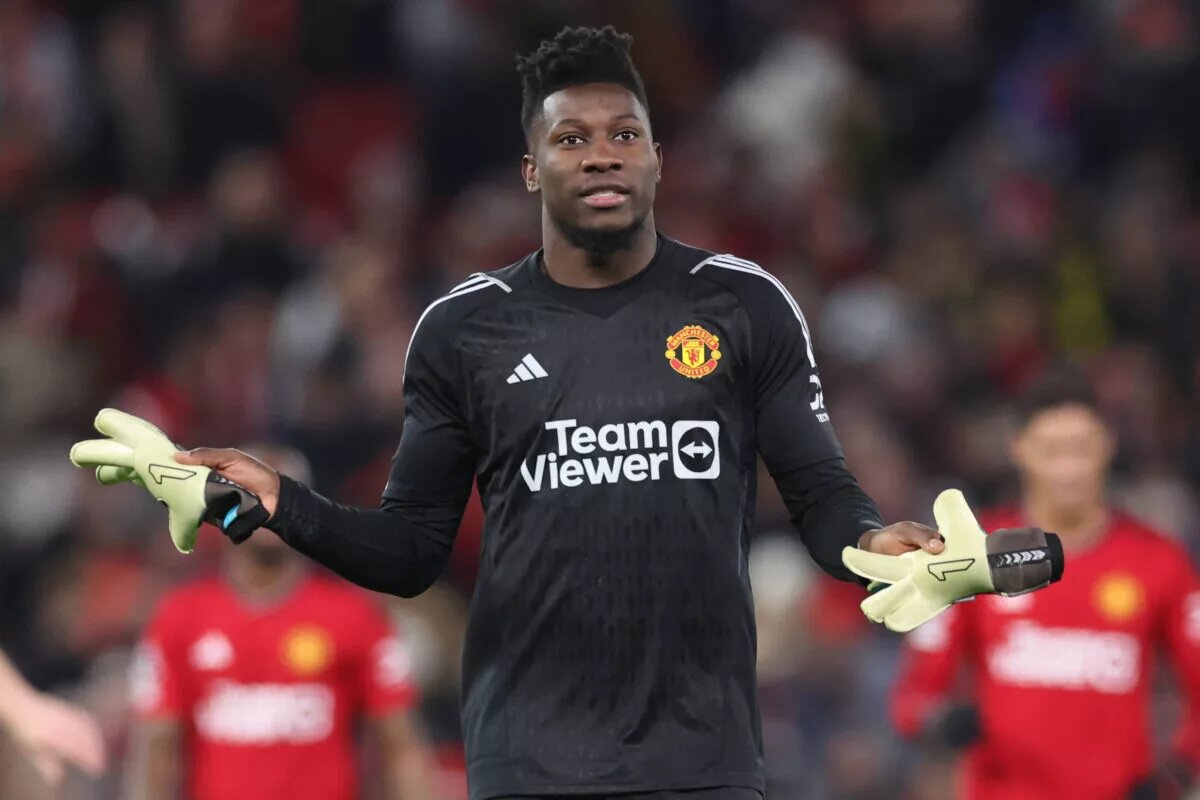 Manchester United's Andre Onana, Now called up for AFCON by Cameroon