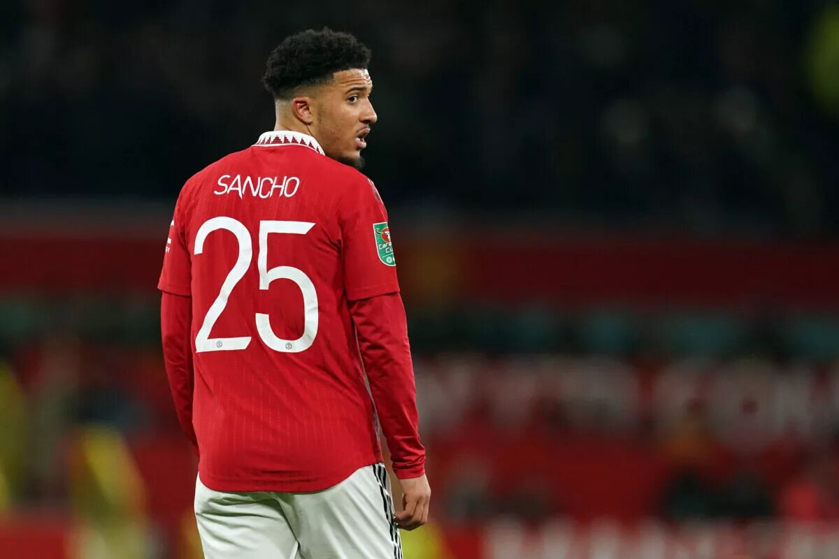 Manchester United's Jadon Sancho is set to join Borussia Dortmund on loan