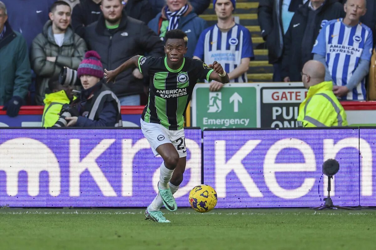 Brighton Beat Sheffield United 5-0: Adingra Brace After Holgate Red Card