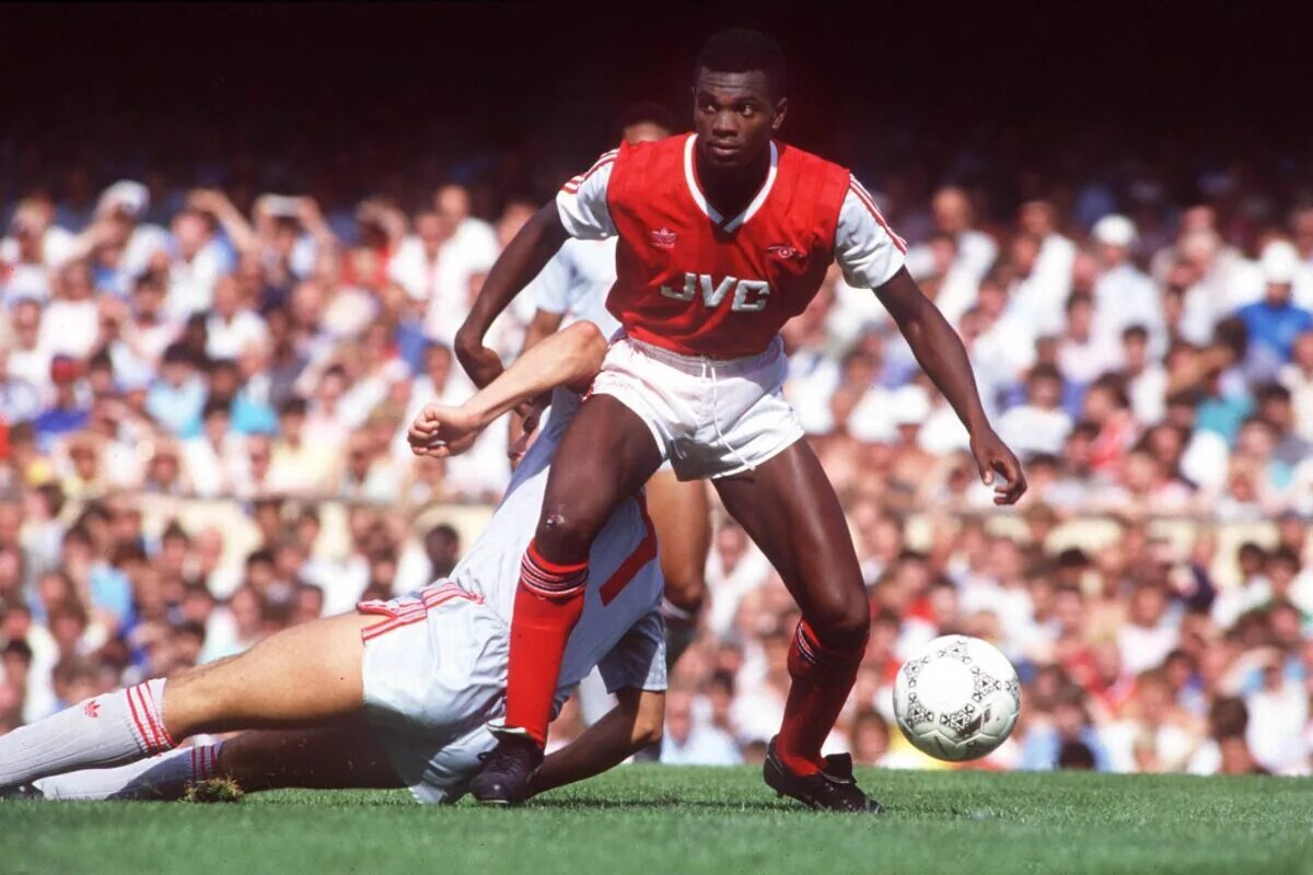 Paul Davis of Arsenal. 12.05.1987 IMAGO Image ID: 0007990109