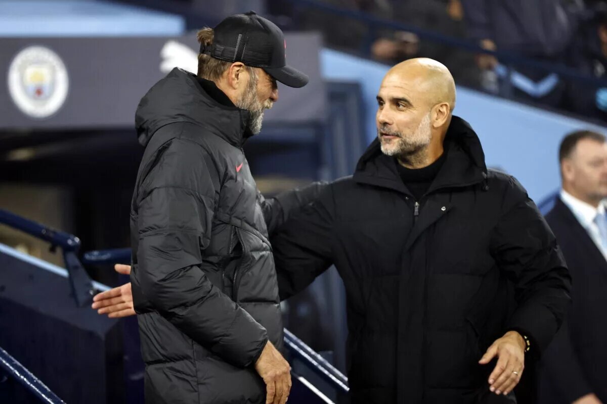 Liverpool vs Manchester City: Pep Guardiola and Jurgen Klopp face off on Sunday