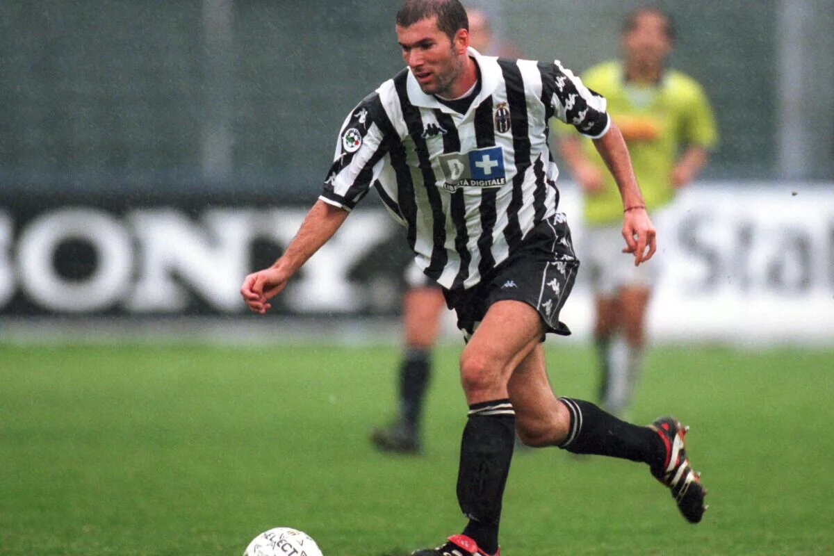 Zinedine Zidane during his time with Juventus in the Serie A.