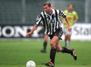 Zinedine Zidane during his time with Juventus in the Serie A.