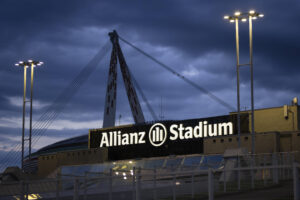 Image of the exterior of Juventus' Allianz Stadium