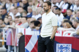 Gareth Southgate watches his England side at St James Park