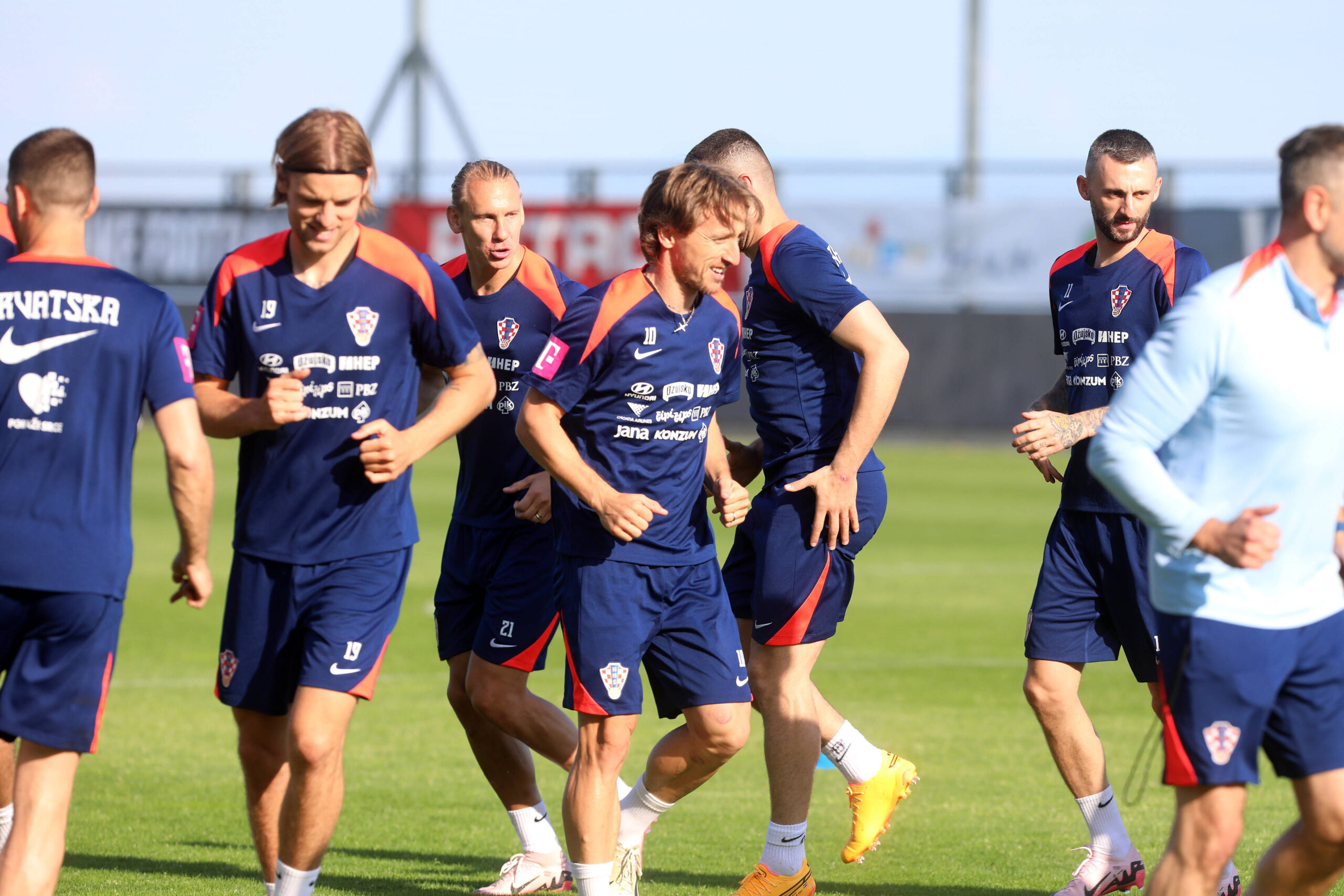 Croatian squad training ahead of Euro 2024