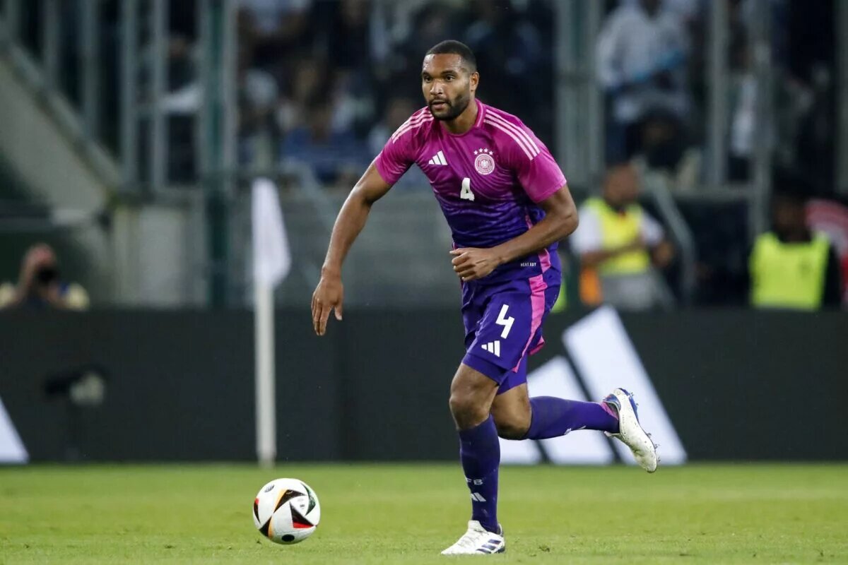 Jonathan Tah on international duty with Germany
