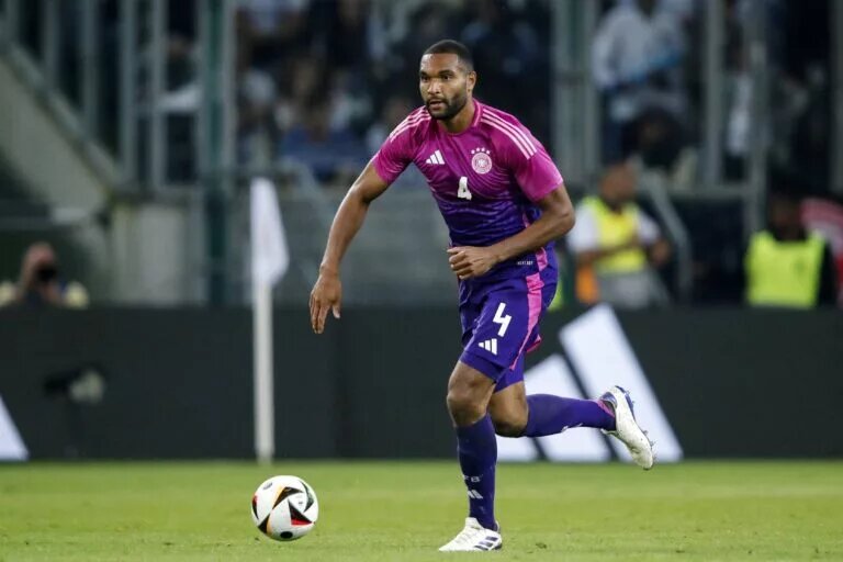 Jonathan Tah on international duty with Germany