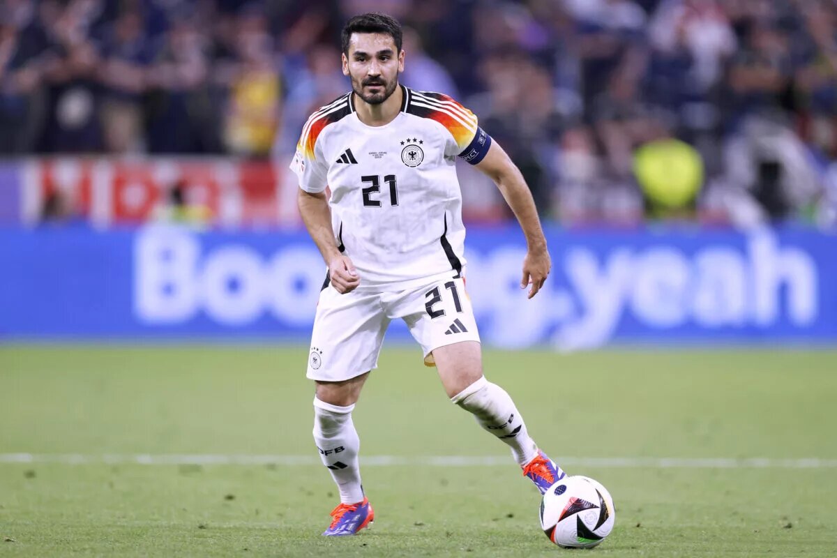 Ilkay Gundogan in Germany's Euro 2024 opener against Scotland