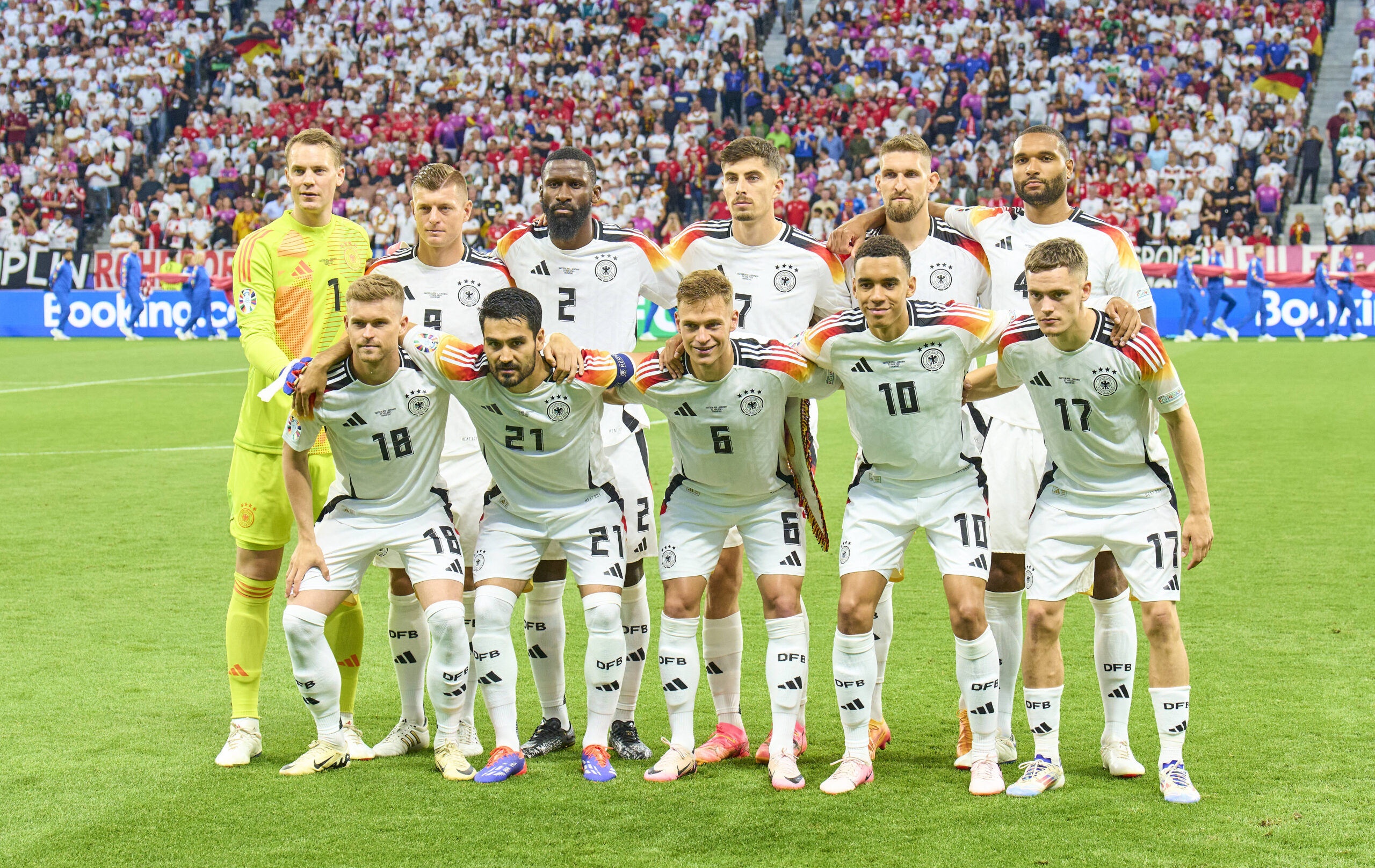 German football team poses for team photo