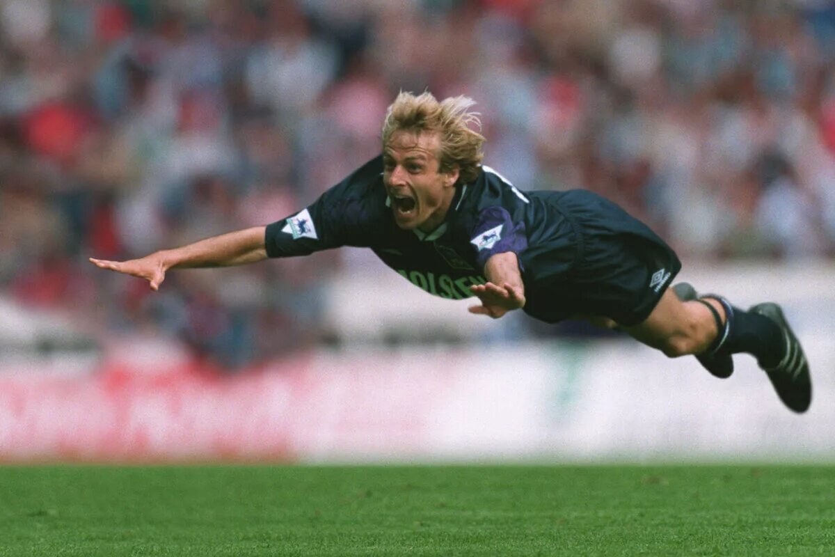 Jurgen Klinsmann. One of several German Success Stories in English Football