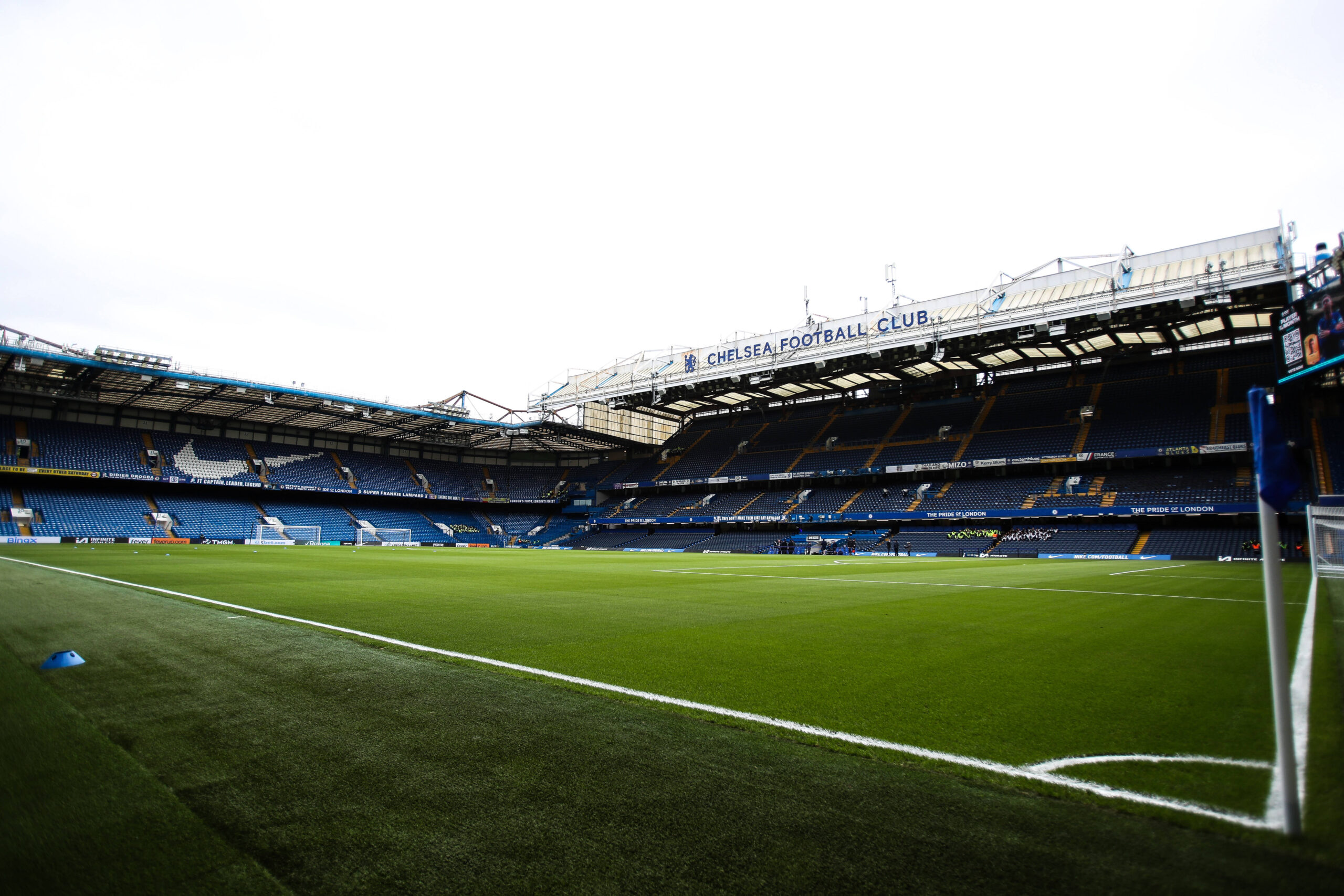 Empty Stamford Bridge