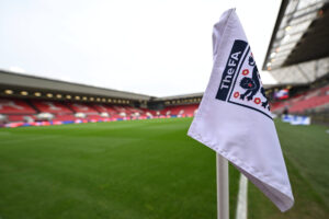 England FA flags on Ashton Gate corner's