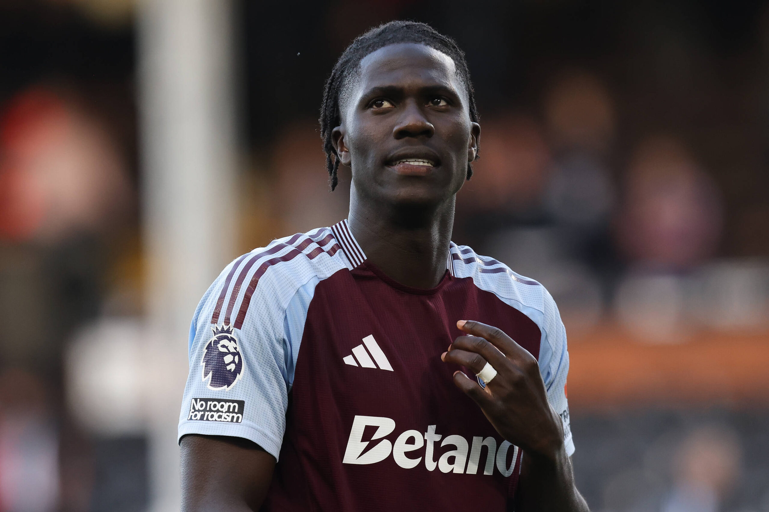 Amadou Onana pictured for Aston Villa