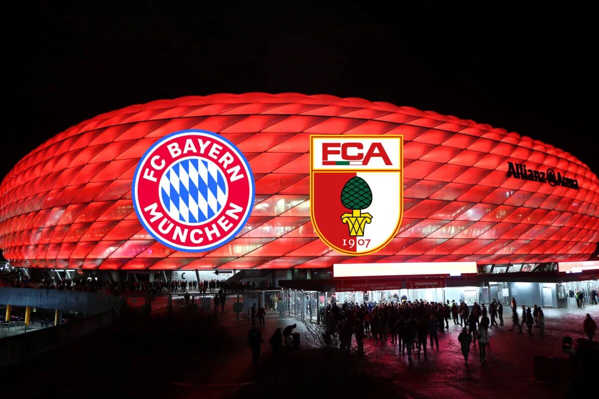Bayern Munich vs Augsburg graphic
