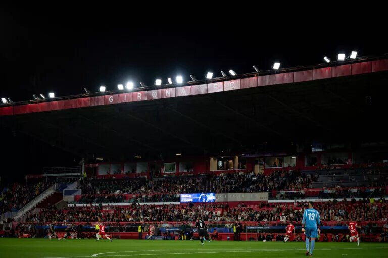 Estadi Montilivi general view during a match