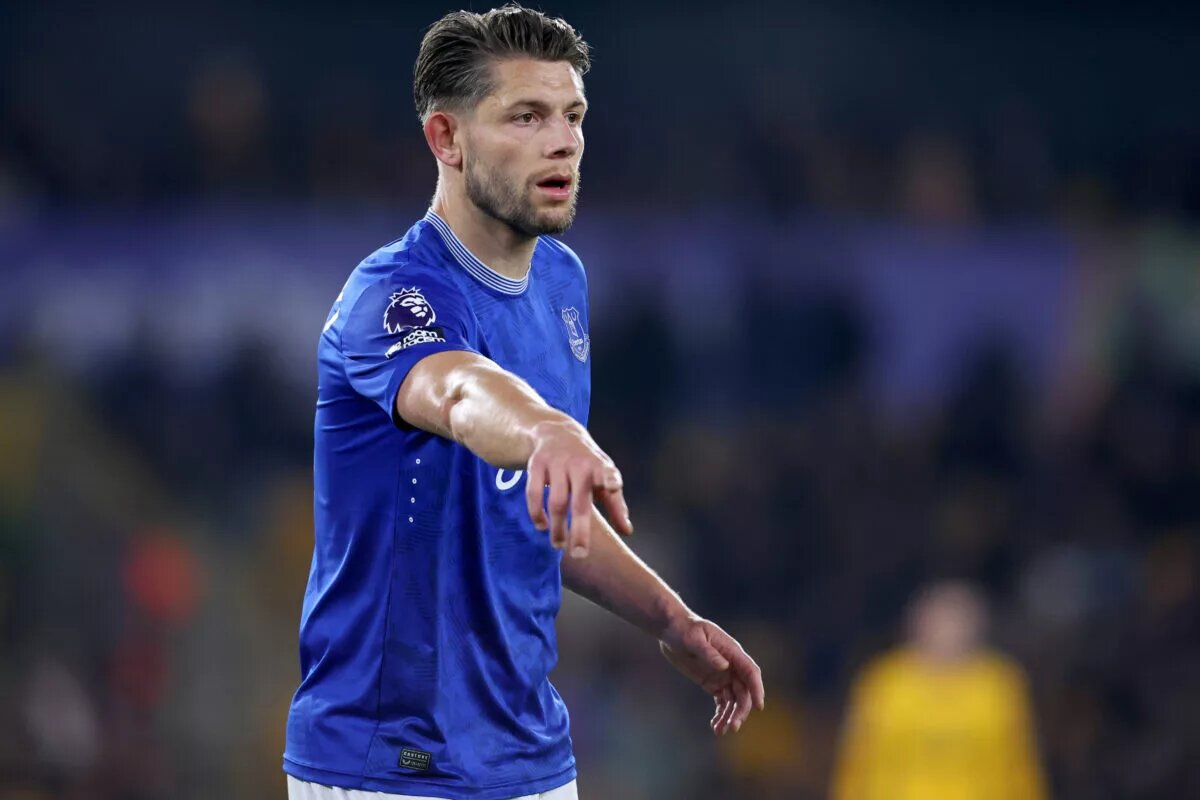 Everton Predicted Lineup - James Tarkowski pictured for Everton