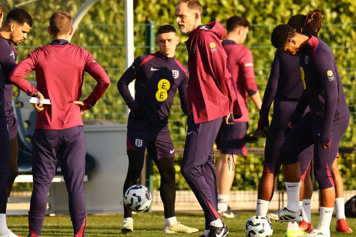 England Confirmed lineup - Thomas Tuchel leading England training