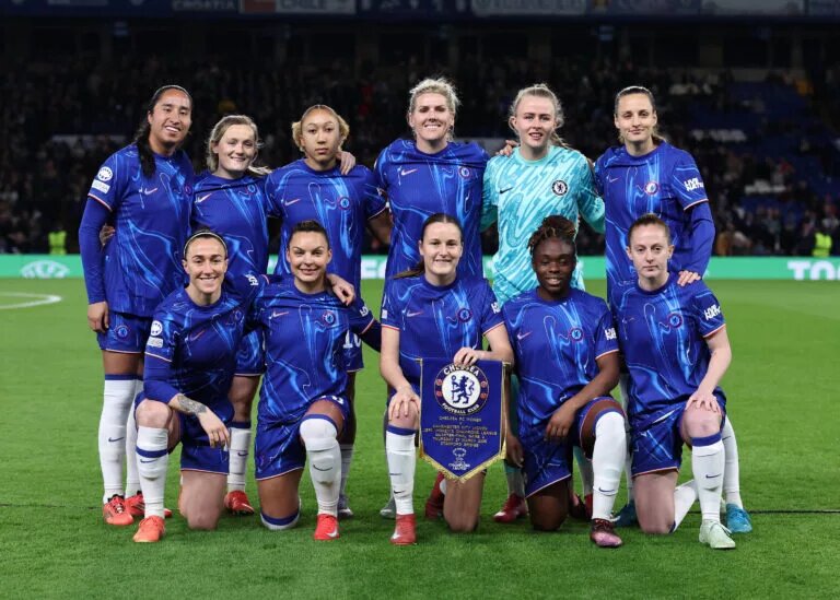 Chelsea Women predicted lineup - image of UWCL squad