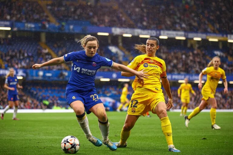 Chelsea Women predicted lineup vs Barcelona - image from Chelsea vs Barcelona 2023/24 season