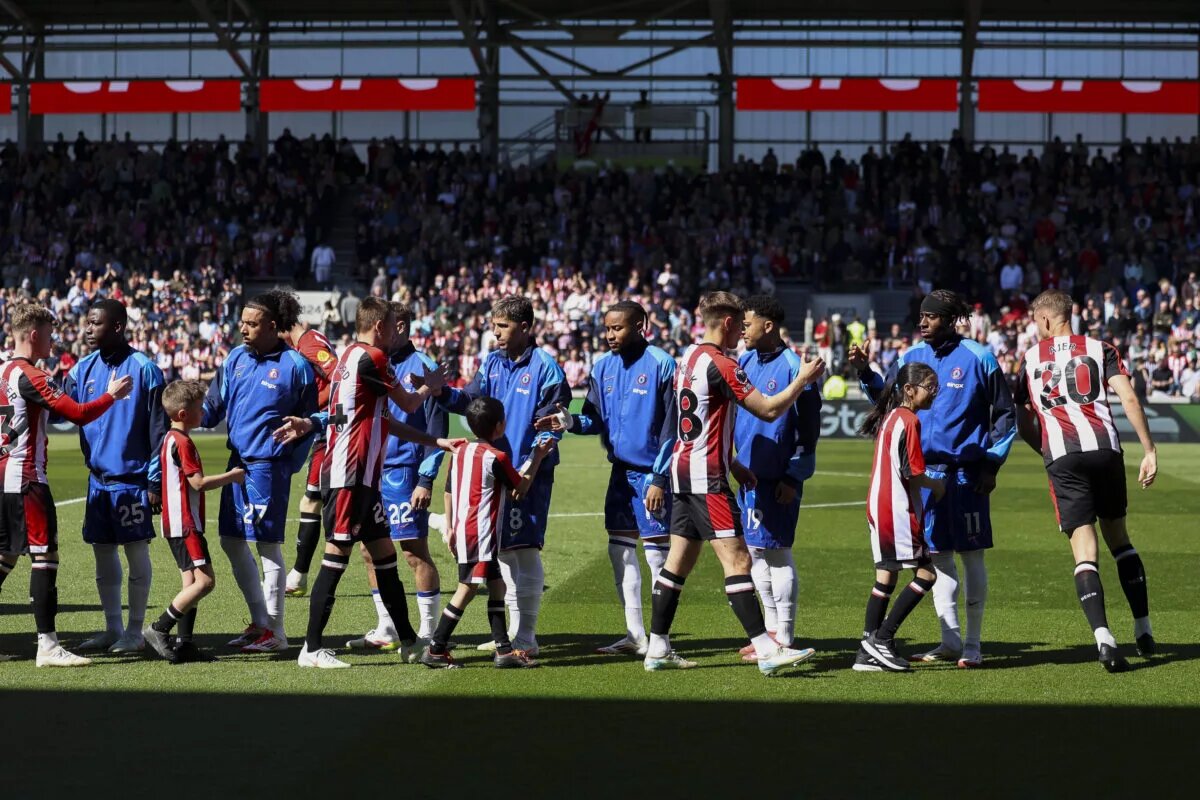 Chelsea predicted lineup - image from player walkout