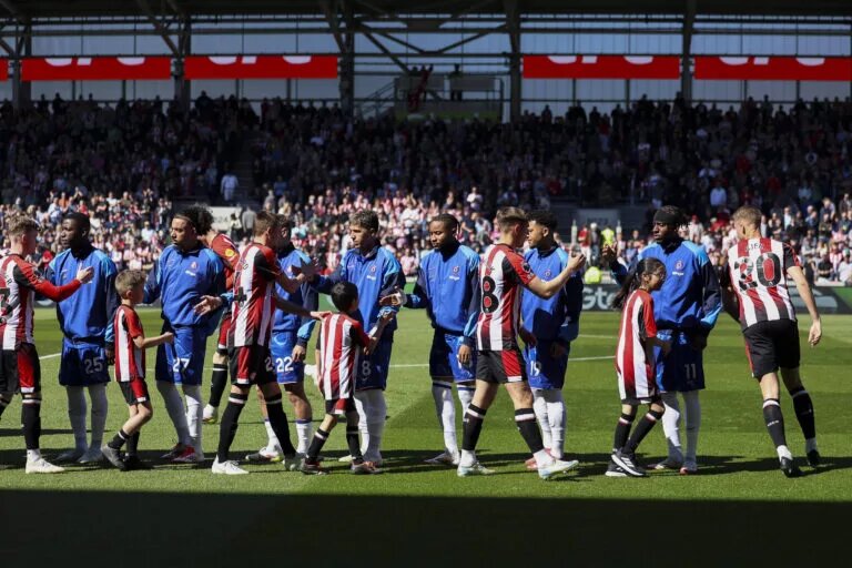 Chelsea predicted lineup - image from player walkout