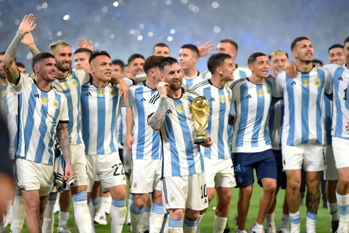 Best Moments of Lionel Messi's International career - image of World Cup win