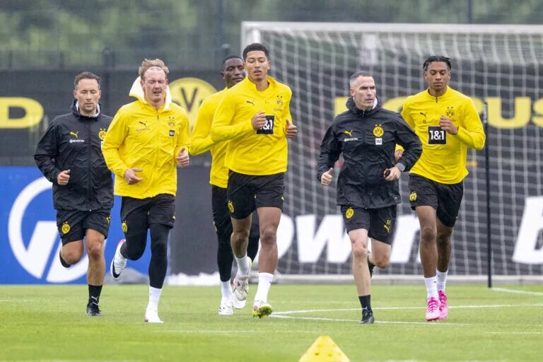 Borussia Dortmund predicted lineup - image from training