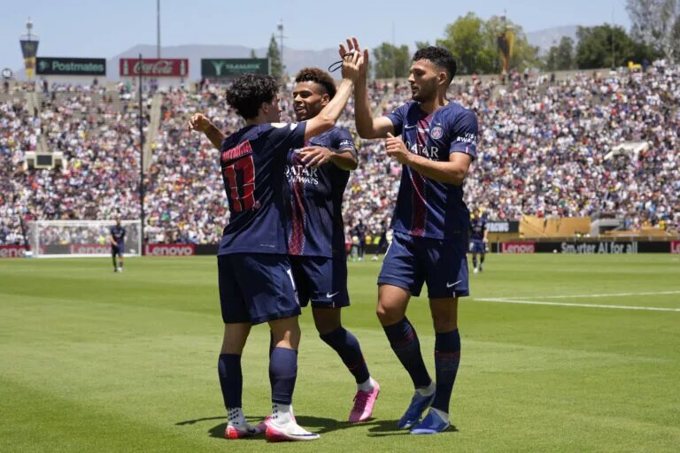 PSG predicted lineup - image from Atletico game
