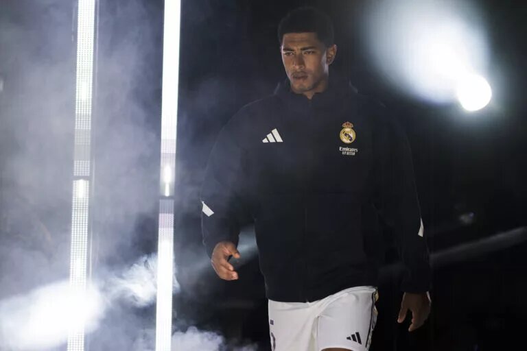 Real Madrid vs Manchester City confirmed lineups - image of Jude Bellingham
