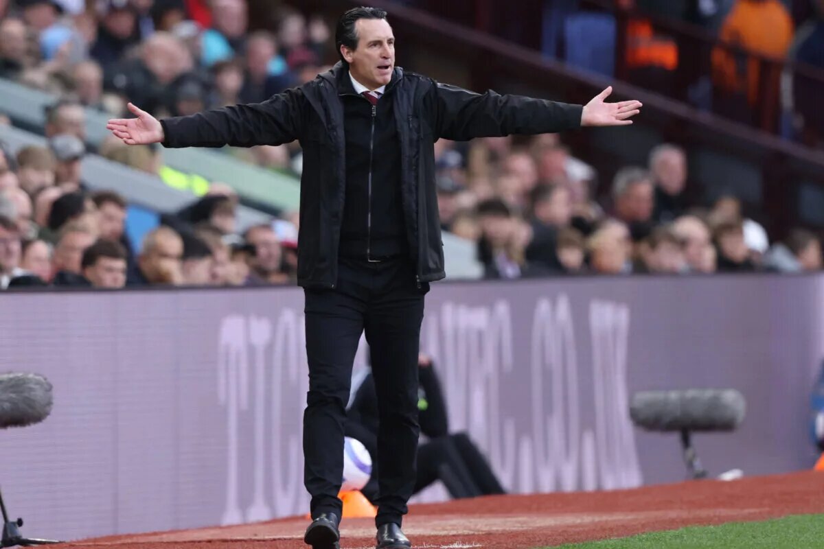 Aston Villa vs Newcastle confirmed lineups - image of Unai Emery