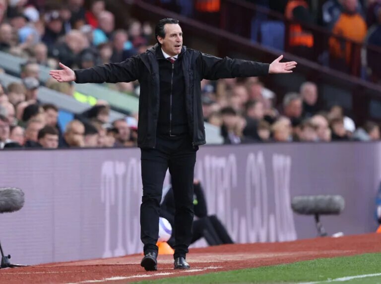 Aston Villa vs Newcastle confirmed lineups - image of Unai Emery