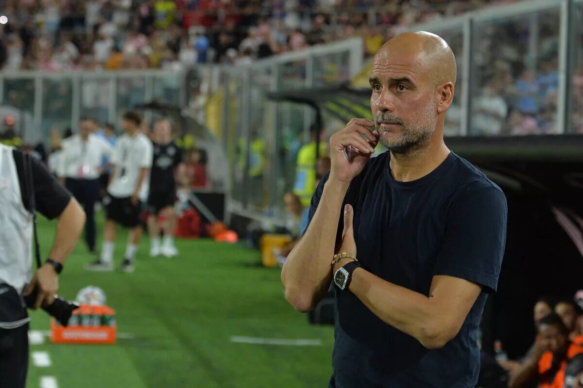 Arsenal vs Manchester City confirmed lineups - image of Pep Guardiola