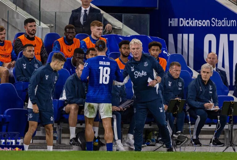 Everton predicted lineup - image of Jack Grealish during substitution