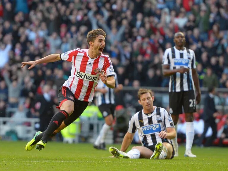 Fabio Borini scores against Newcastle