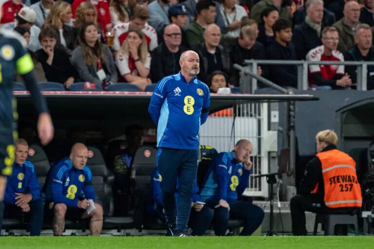 Scotland vs Belarus - image of steve clarke