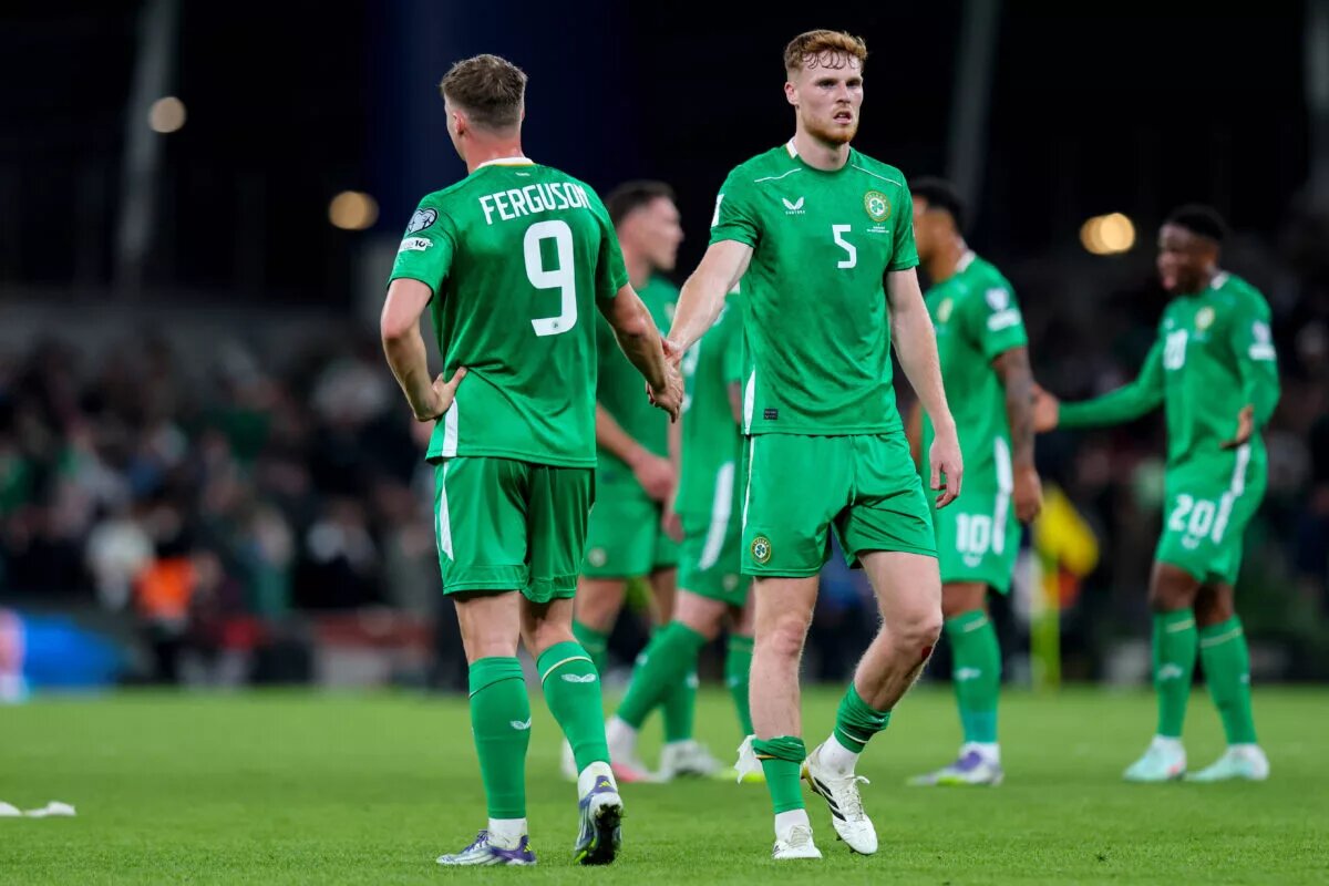 Ireland vs Czechia confirmed lineups - image of Irish players
