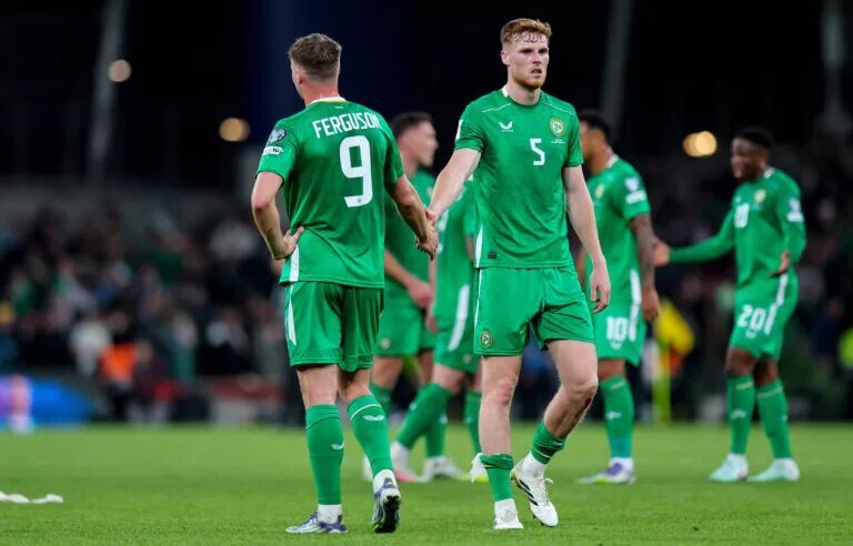 Ireland vs Czechia confirmed lineups - image of Irish players