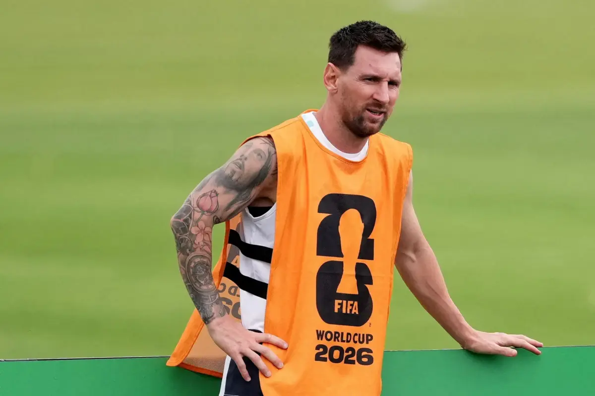 Argentina Team News: Argentina Training - Compass Minerals National Performance Center, Kansas City, Kansas, U.S. - June 26, 2026 Argentina's Lionel Messi during training