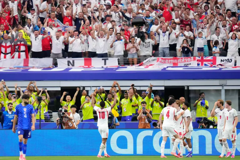The Three Lions' Victory against Croatia