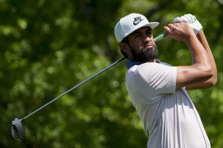 Tony Finau at 2025 Masters