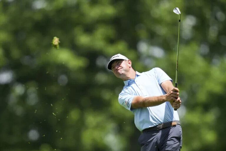 Lucas Glover at the Memorial tournament 2025