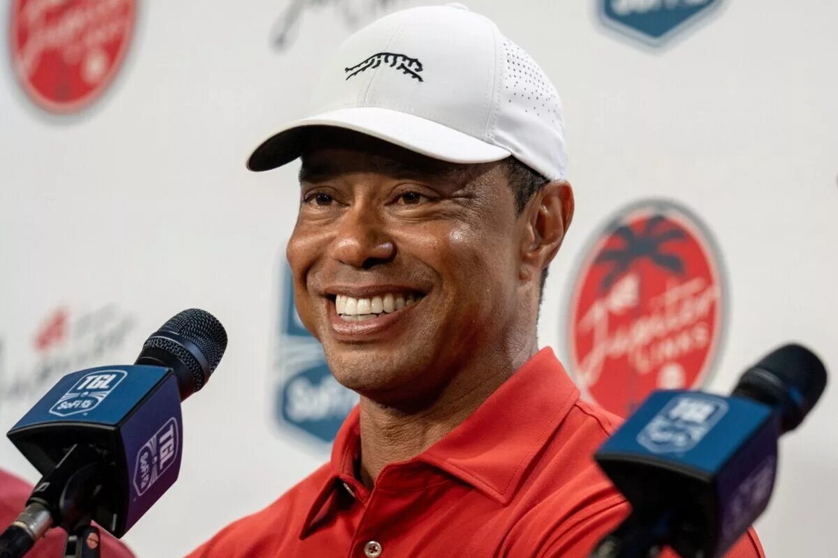 Tiger Woods after TGL match