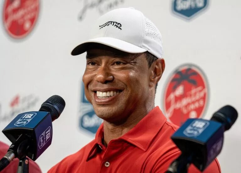 Tiger Woods after TGL match