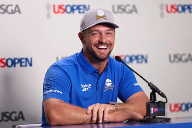 Bryson DeChambeau at press conference before 2025 US Open