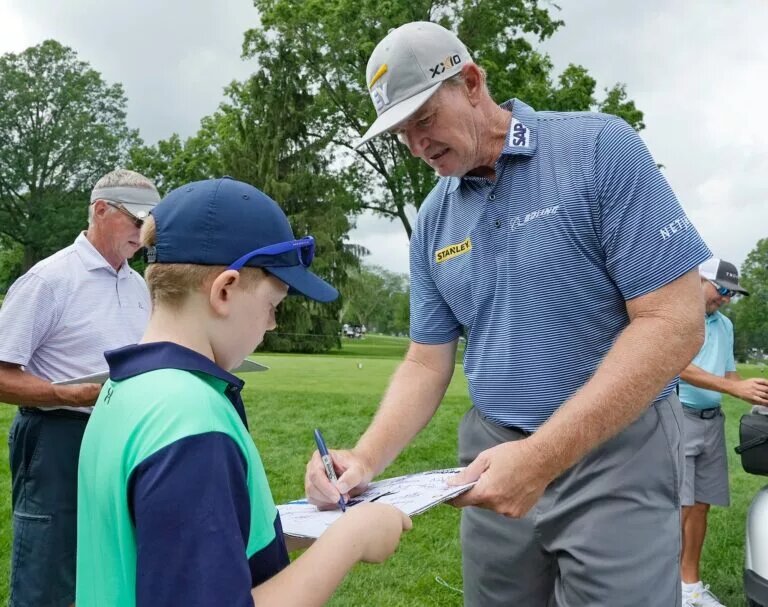 Ernie Els at Kaulig Companies Championship