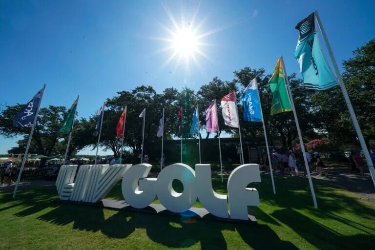 LIV Golf Dallas sign 2025
