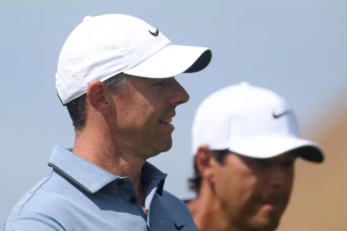 Rory McIlroy at the Open 2025