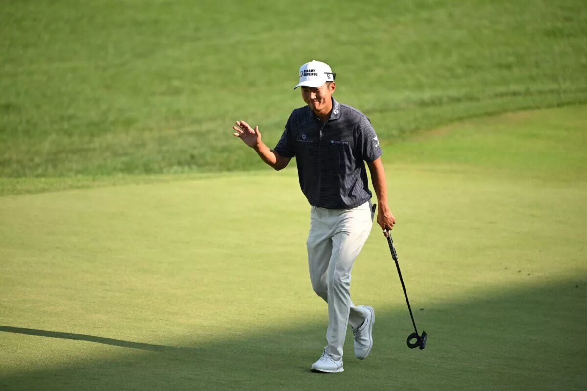 Michael Kim at 2025 BMW Championship